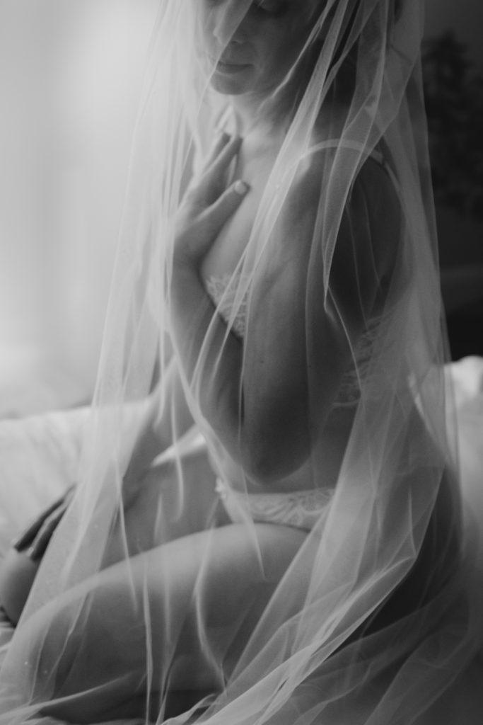 Elegant bridal boudoir photography Surrey